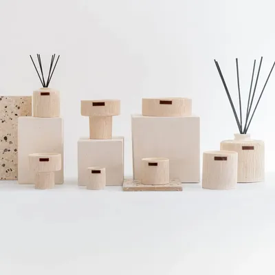 Objets de décoration - Striée Blanche - CÔTÉ BOUGIE MARRAKECH