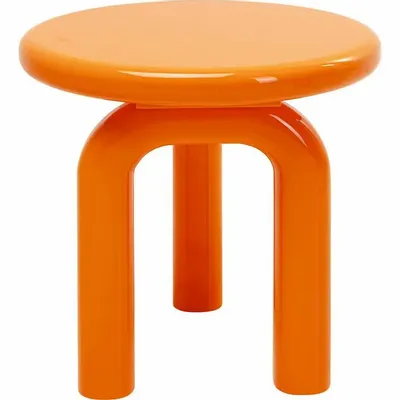 Coffee tables - Eliano Orange Side Table Ø50cm - KARE DESIGN