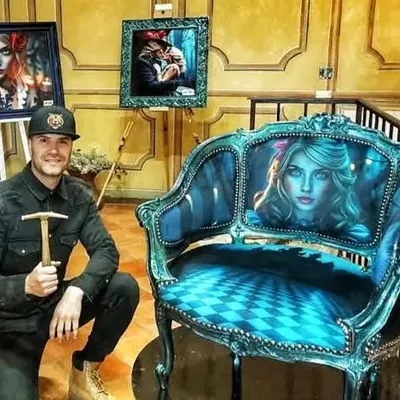 Customizable objects - Alice IA armchair - LUVI'ART