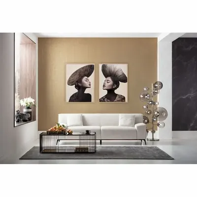 Photos d'art - Tableau encadré Muse Esthétique Gauche 90 x 120 cm - KARE DESIGN