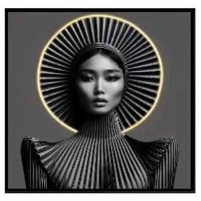 Photos d'art - Image Muse Géométrie LED 100 x 100 cm - KARE DESIGN