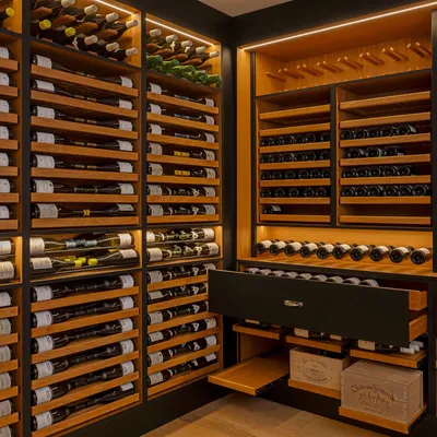 Kitchens furniture - CUBEX WINE CELLAR — the haute couture wine cellar - CUBEX