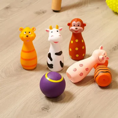 Jeux enfants - Jeu de quilles Animaux - LUDI