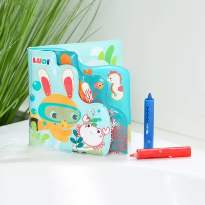 Bath accessories for children - Livre de bain et Coloriages - LUDI