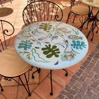 Tables de jardin - Table classique pour restaurants - GRANDI MAIOLICHE FICOLA
