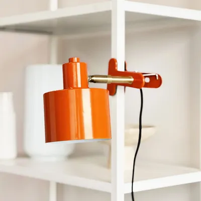 Wall lamps - Ocean Clip Lamp orange - DYBERG LARSEN