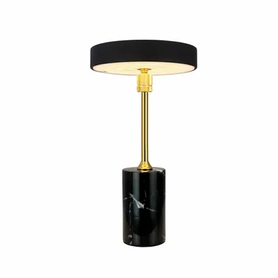 Table lamps - Starlight LED rechargeable table lamp brass with black marble - DYBERG LARSEN