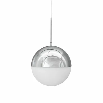 Suspensions - Lampe suspendue Nova D25 opale/chromée - DYBERG LARSEN
