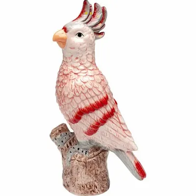 Decorative objects - Papagayo Pink decorative figurine, 33 cm - KARE DESIGN