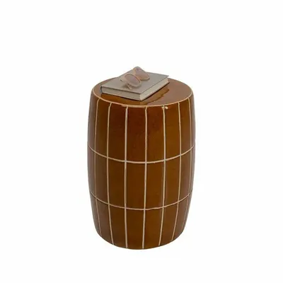 Coffee tables - Bliss Tile Side Table Brown Ø33cm - KARE DESIGN