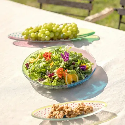 Bowls - Glass bowl FLOATING HUES - TRANQUILLO