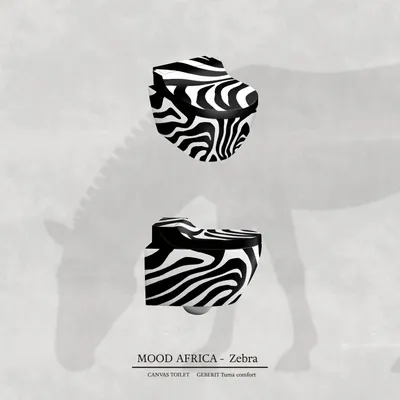 Céramique - Zebra/WC douche - ARTOLETTA® MAISON COLLECTION