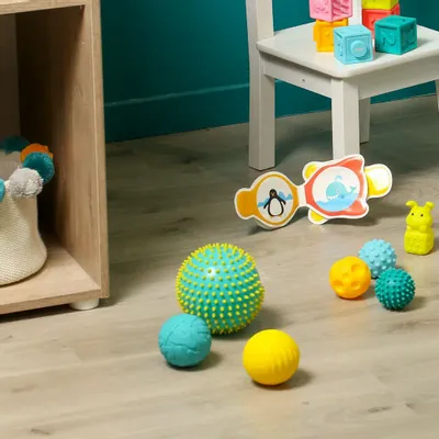 Jouets enfants - Balles Sensorielles Bleues - LUDI
