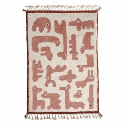 Tapis sur-mesure - Tapis Animauì pour chambres d'enfants, faits main au Maroc - CASA AMAR
