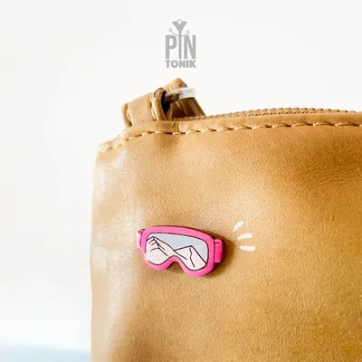 Broches - Ski Goggle Pin - Cadeaux amusants pour l'après-ski et la planche à nei - PINTONIK