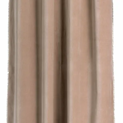 Curtains and window coverings - Plain Fara Curtain Taupe 135 X 280 - MAISON VIVARAISE - SDE VIVARAISE WINKLER