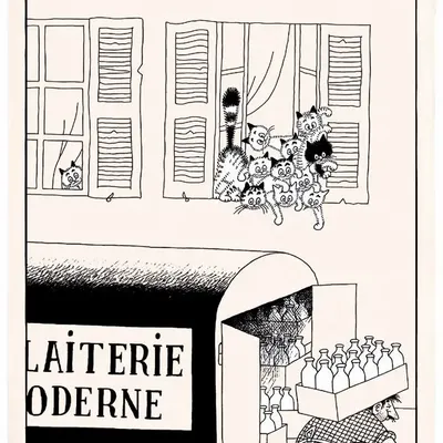 Torchons - Torchon Dubout Bon appétit Ecru 48 x 72 - MAISON VIVARAISE - SDE VIVARAISE WINKLER