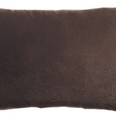 Coussins - Coussin uni Elise Ébène 30 x 50 - MAISON VIVARAISE - SDE VIVARAISE WINKLER