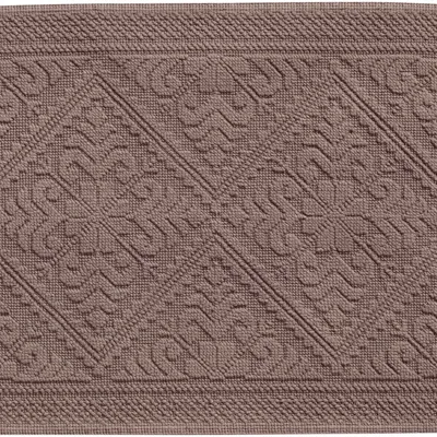 Autres linges de bain - Tapis de bain Enzo Noisette 54 x 64 - MAISON VIVARAISE - SDE VIVARAISE WINKLER