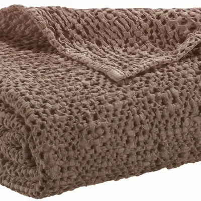 Plaids - Plaid Tana Café 140 x 200 - MAISON VIVARAISE - SDE VIVARAISE WINKLER