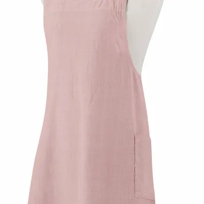 Tabliers de cuisine - Tablier de cuisine japonais recyclé Haru Parme 78 x 100 - MAISON VIVARAISE - SDE VIVARAISE WINKLER