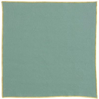 Serviettes - Serviette de table recyclée Grace Aqua 40 x 40 - MAISON VIVARAISE - SDE VIVARAISE WINKLER