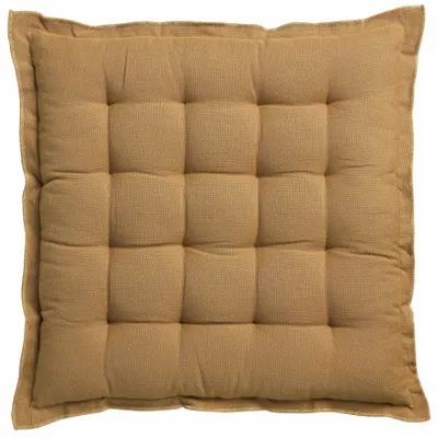 Chaises - Galette de chaise Grace recyclée Cannelle 40 x 40 x 3 cm - MAISON VIVARAISE - SDE VIVARAISE WINKLER