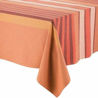 Nappes - Nappe recyclée Yuna Terracotta 170 x 170 - MAISON VIVARAISE - SDE VIVARAISE WINKLER