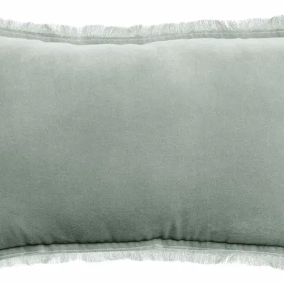Cushions - Plain Fara Cushion Titane 30 X 50 - MAISON VIVARAISE - SDE VIVARAISE WINKLER
