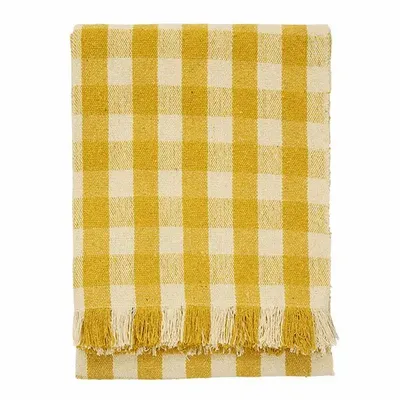 Plaids - Plaid à carreaux en coton recyclé - MADAM STOLTZ