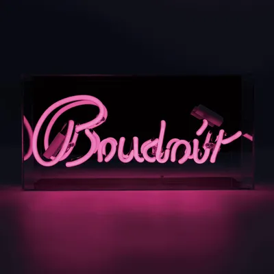 Lampes de bureau  - 'Boudoir' Glass Neon Sign - LOCOMOCEAN