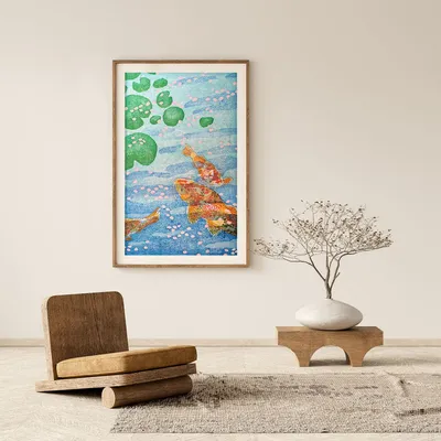 Tableaux - L'étang près du cerisier - MORGANE ROGLIANTI