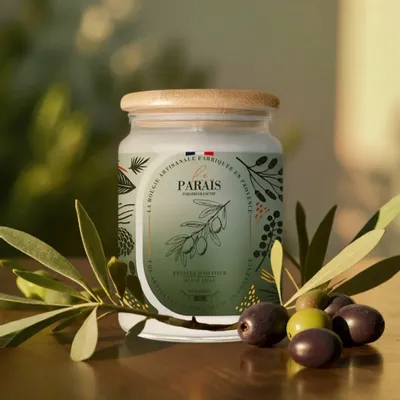 Bougies - Bougie Parfumée Feuille d'Olivier - LE PARAÏS