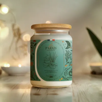 Bougies - Bougie Parfumée Fraîcheur d'Aloe - LE PARAÏS