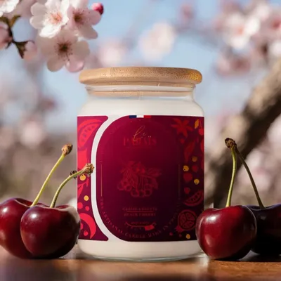 Bougies - Bougie Parfumée Cerise Griotte - LE PARAÏS