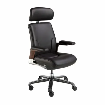 Chairs - Black leatherette Swivel Office Chair - ANGEL CERDÁ