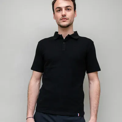 Apparel - Quilted knit polo - NAVIR