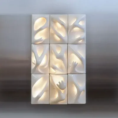 Wall lamps - Wall Set - White Noise - CLEMENCE MARS & THOMAS LELOUCH