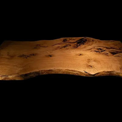Dining Tables - Desert Storm - single slab oak table. - TRWOO BY LUMBERLINK