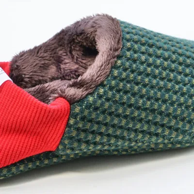 Chaussettes - JAPAN MADE Reversible room shoes / Waffle Knit × Micro Boa - MERIPPA