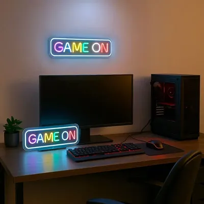 Objets de décoration - Néon LED GAME ON - SEYNAVE