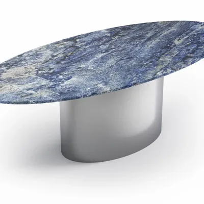 Dining Tables - Valleyra - Dining Tables - Blue Bahia Granite - 240X120X75 cm - STONE VALLEY