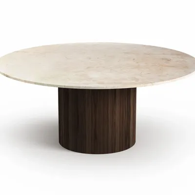 Dining Tables - Ocel - Dining Tables - Crema Marble - 180X180X75 cm - STONE VALLEY