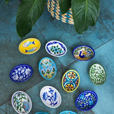 Soaps - Soap dish BLUE POTTERY - TRANQUILLO