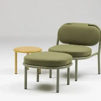 Chaises de jardin - Siège bas vert - EZEÏS