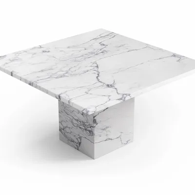 Coffee tables - Carrera - Coffee tables - Statuario Michelangelo Carrara marble - 70X70X40 cm - STONE VALLEY