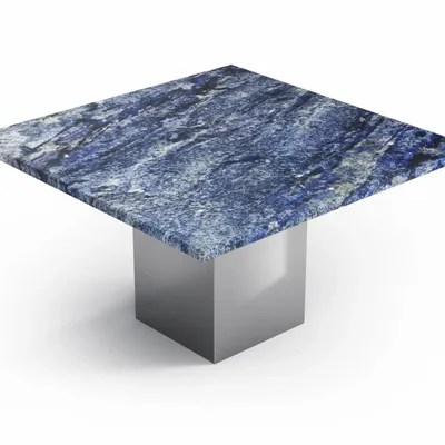 Coffee tables - Carrera - Coffee tables - Bahia Blue Granite - 70X70X40 cm - STONE VALLEY