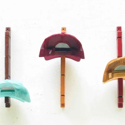 Autres objets connectés  - Porte-casquette en cuir - SOL & LUNA