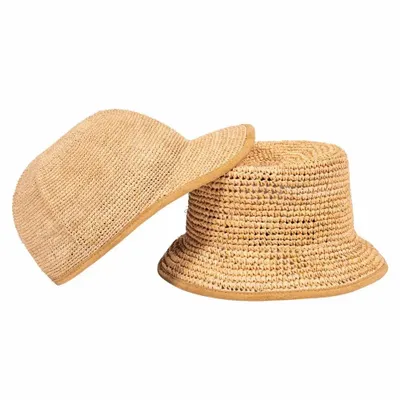 Chapeaux - BOB ET CASQUETTES RAPHIA naturel - TRAVAUX EN COURS...