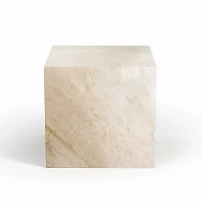 Tables de jardin - Gema - Autres tables - Marbre Crema - 45X45X43 cm - STONE VALLEY